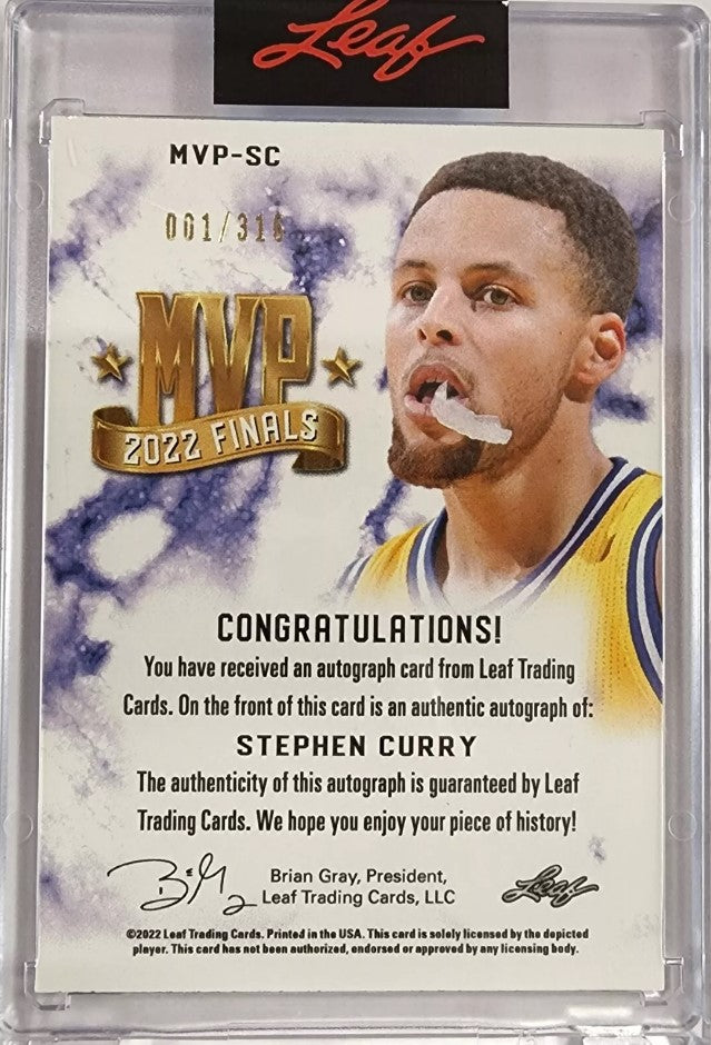 Steph Curry Finals MVP Photo & Autographed Card Golden State Warriors Framed Collage - 1/316 - Sports Collectibles, Sports Memorabilia, Sports Fan Shop, Sports Gifts