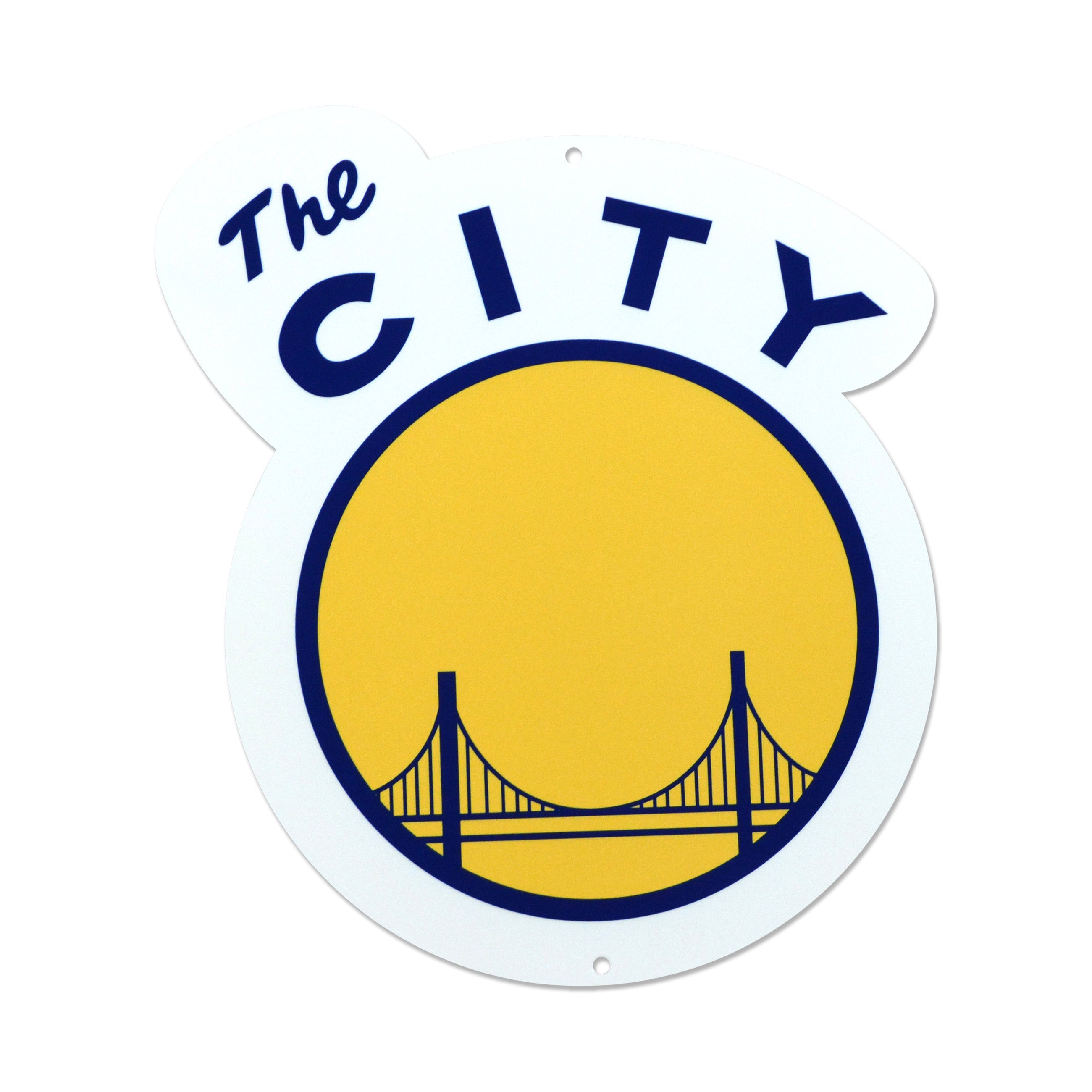 Golden State Warriors - The City 12" Spirit Size Steel Laser Cut Sign
