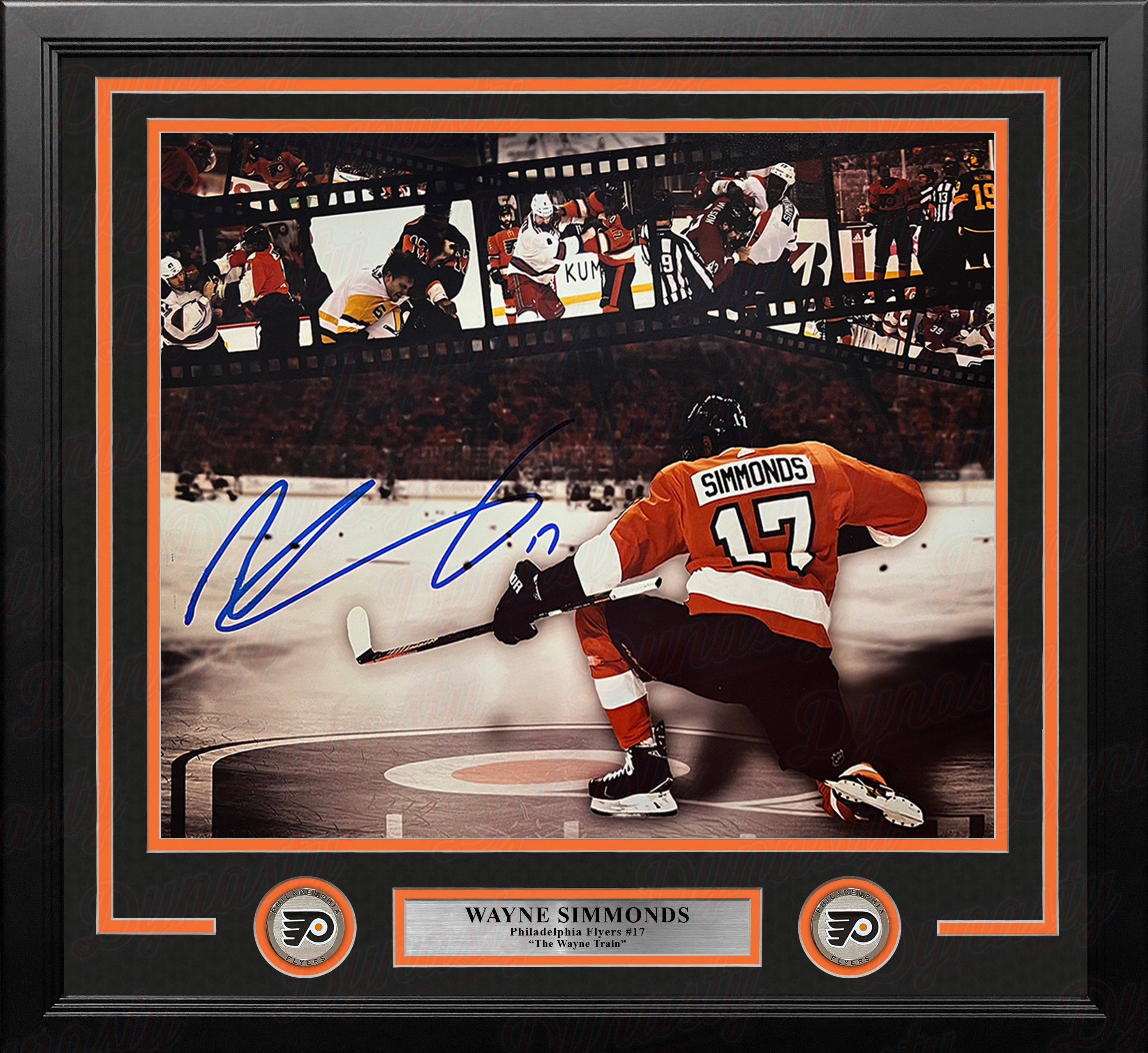 Wayne Simmonds Philadelphia Flyers Autographed 16" x 20" Framed Collage Hockey Photo - Sports Collectibles, Sports Memorabilia, Sports Fan Shop, Sports Gifts