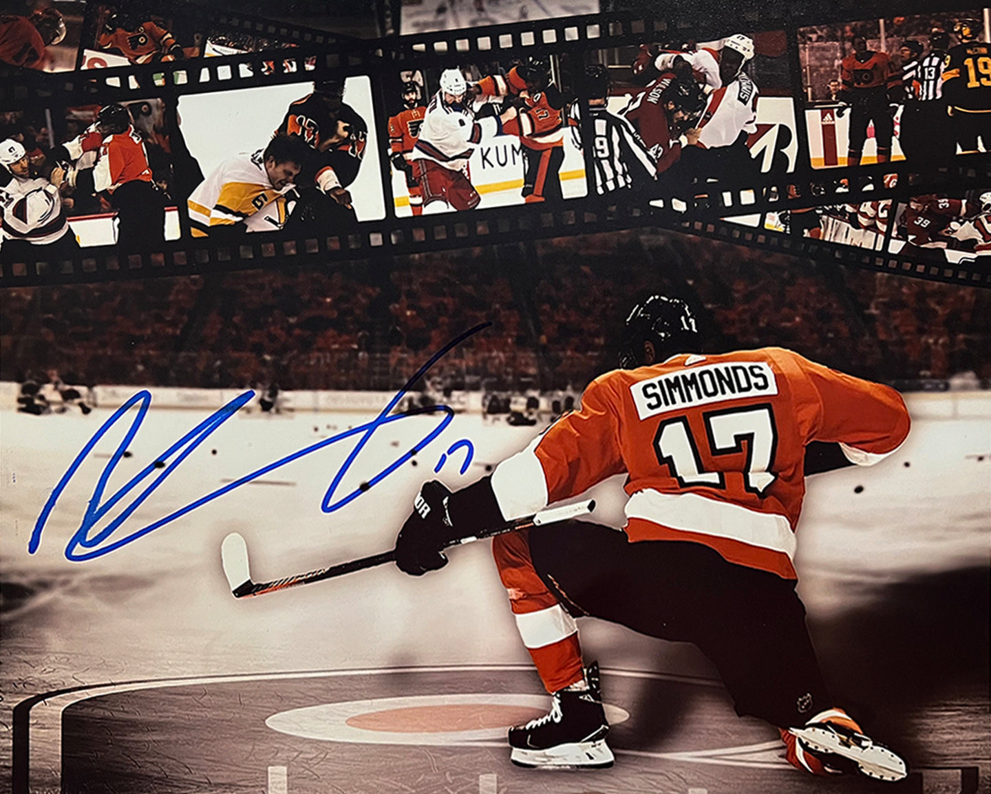 Wayne Simmonds Philadelphia Flyers Autographed 11" x 14" Collage Hockey Photo - Sports Collectibles, Sports Memorabilia, Sports Fan Shop, Sports Gifts