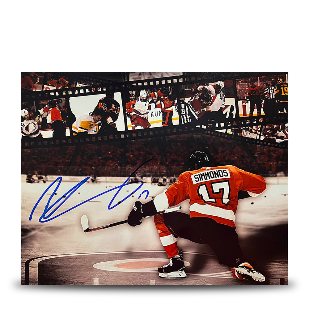 Wayne Simmonds Philadelphia Flyers Autographed 11" x 14" Collage Hockey Photo - Sports Collectibles, Sports Memorabilia, Sports Fan Shop, Sports Gifts