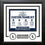 MLB Baseball Photo Picture Frame Kit - Chicago White Sox (Gray Matting, Black Trim)