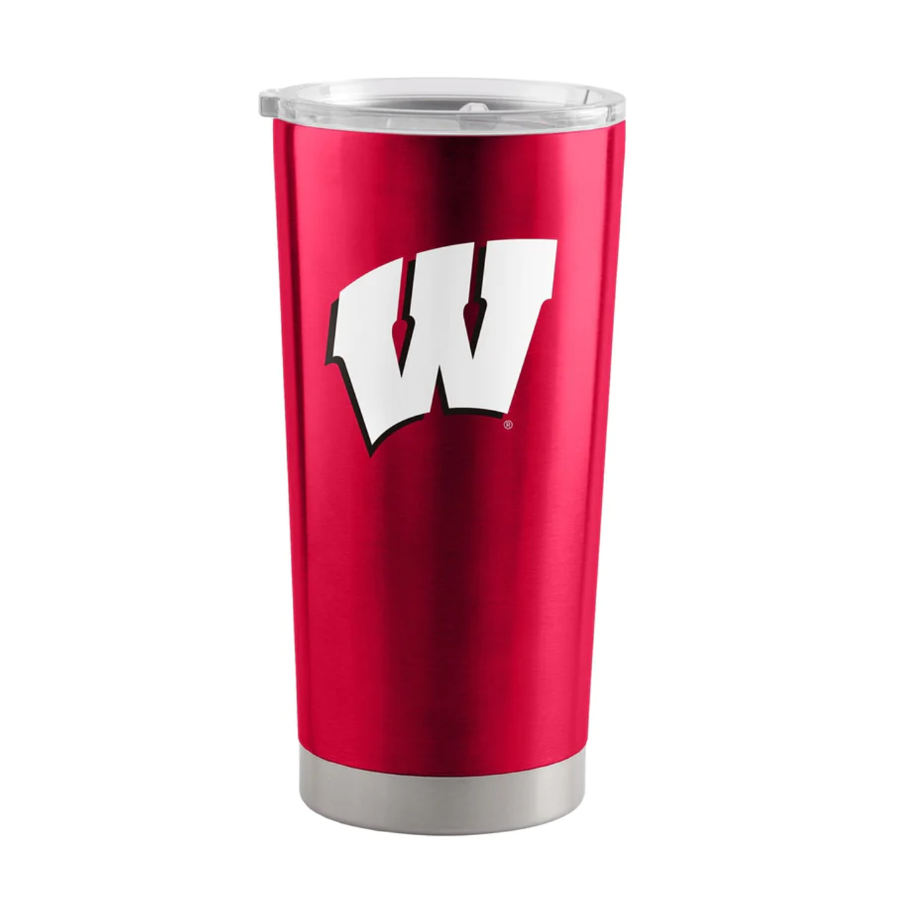 Wisconsin Badgers Travel Tumbler 20oz Stainless Steel - Sports Collectibles, Sports Memorabilia, Sports Fan Shop, Sports Gifts