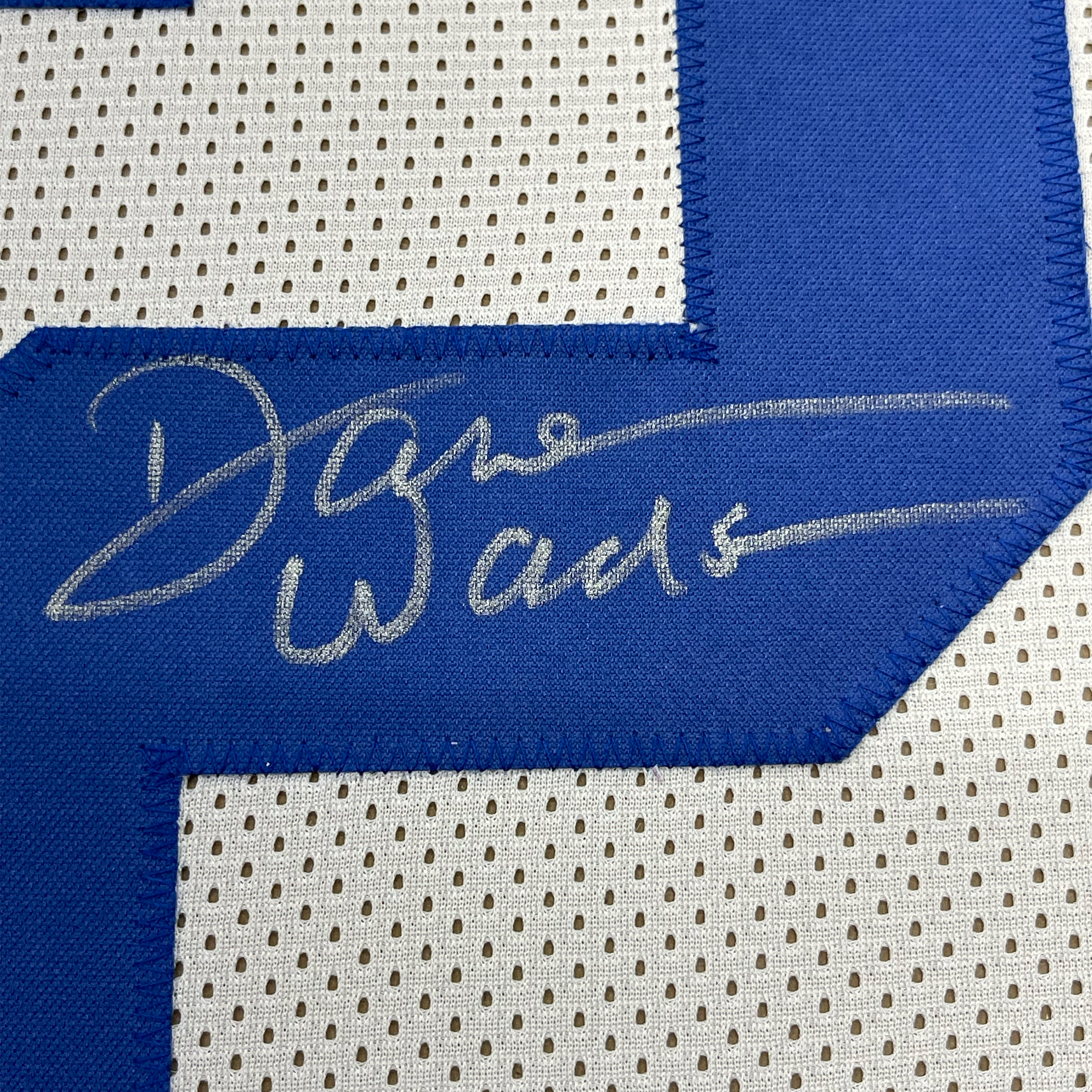 Framed Autographed/Signed Darren Woodson 35x39 Dallas White Football Jersey JSA COA
