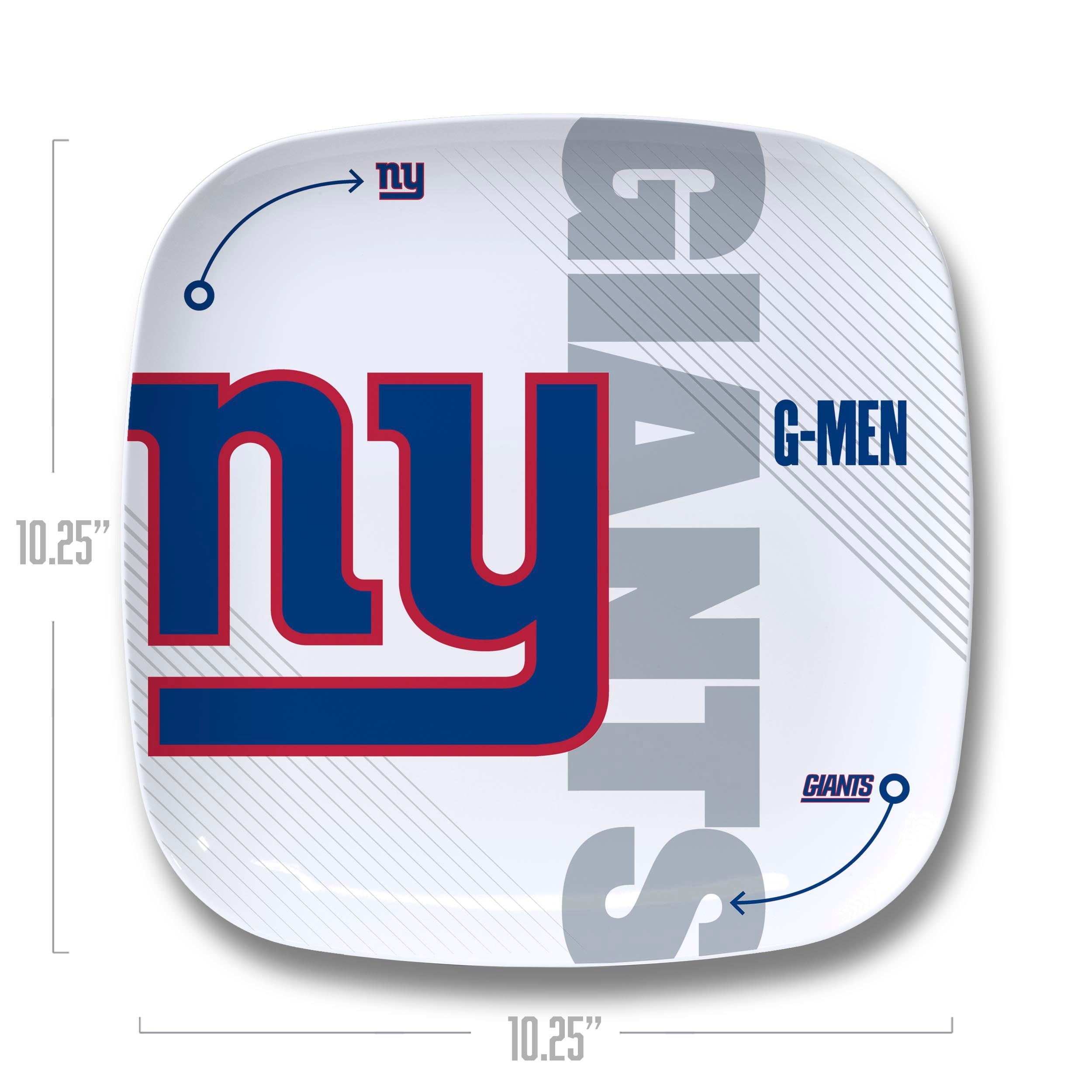 YouTheFan NFL New York Giants Large Party Plate