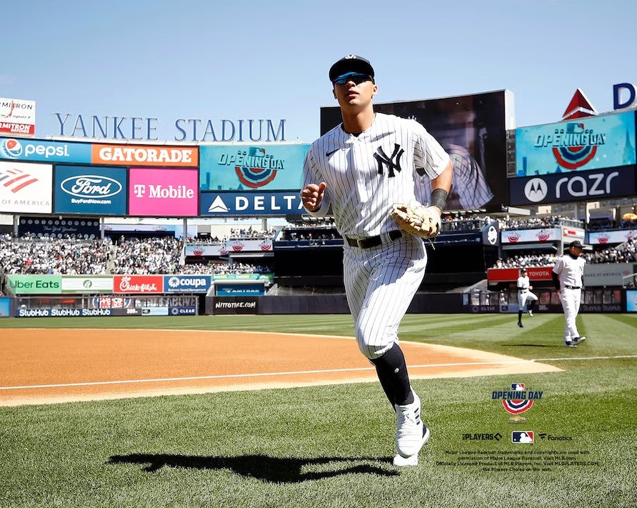 Anthony Volpe Walks Onto the Field New York Yankees 8" x 10" Baseball Photo - Sports Collectibles, Sports Memorabilia, Sports Fan Shop, Sports Gifts