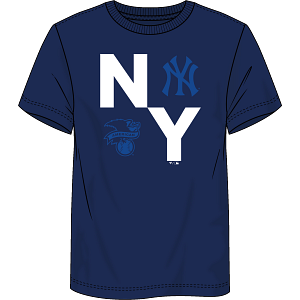 New York Yankees Fundamentals Record Shattered T-Shirt - Navy - Sports Collectibles, Sports Memorabilia, Sports Fan Shop, Sports Gifts
