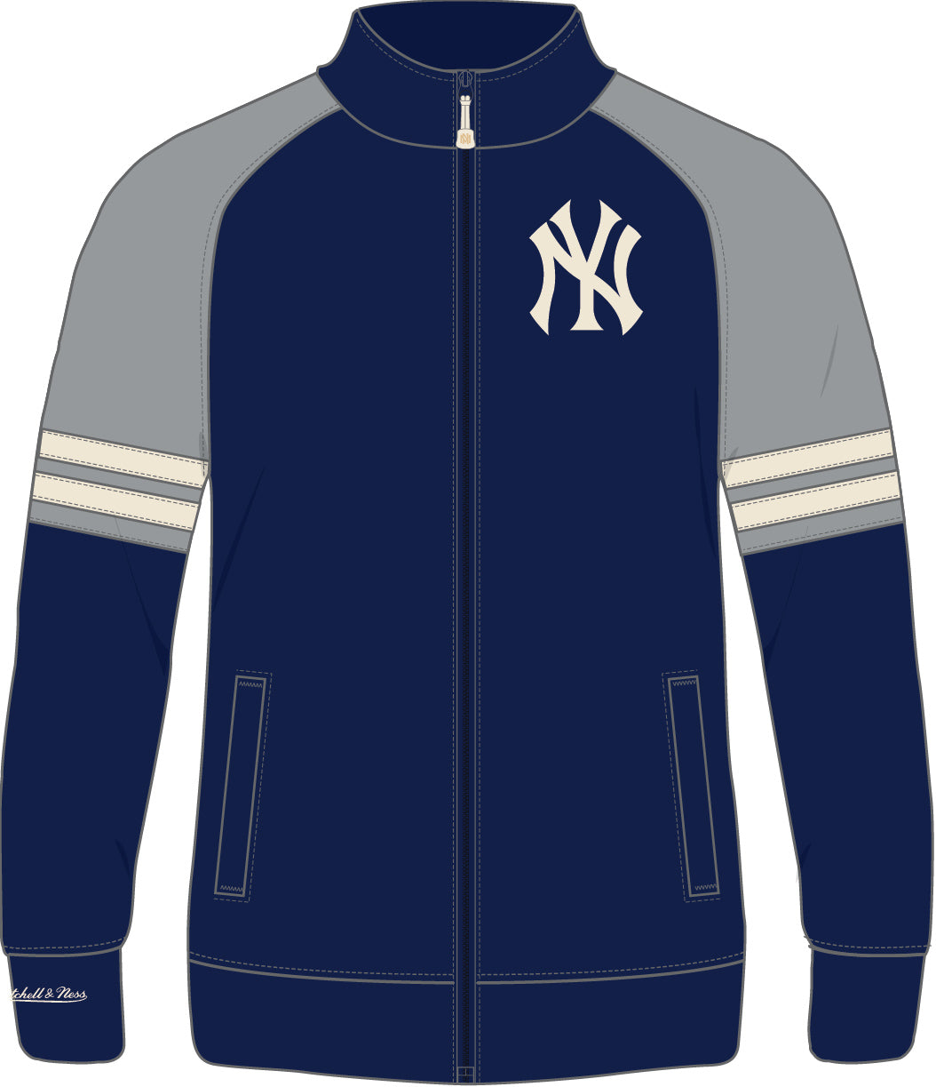 New York Yankees Mitchell & Ness MVP 2.0 Track Jacket - Sports Collectibles, Sports Memorabilia, Sports Fan Shop, Sports Gifts