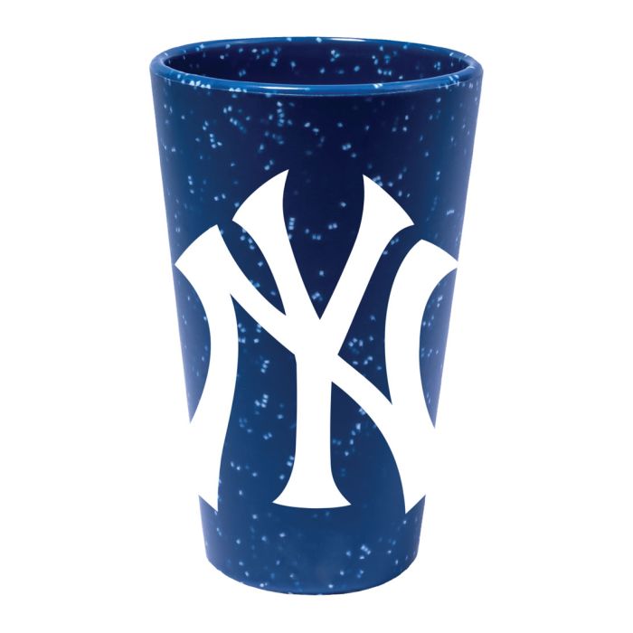 New York Yankees 16 oz Team Color Silicone Pint Glass - Sports Collectibles, Sports Memorabilia, Sports Fan Shop, Sports Gifts