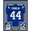Framed Autographed/Signed Zaire Franklin 35x39 Indianapolis 2025 Style Blue Football Jersey Beckett BAS COA