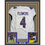 Framed Autographed/Signed Zay Flowers 35x39 Baltimore White Football Jersey Beckett BAS COA