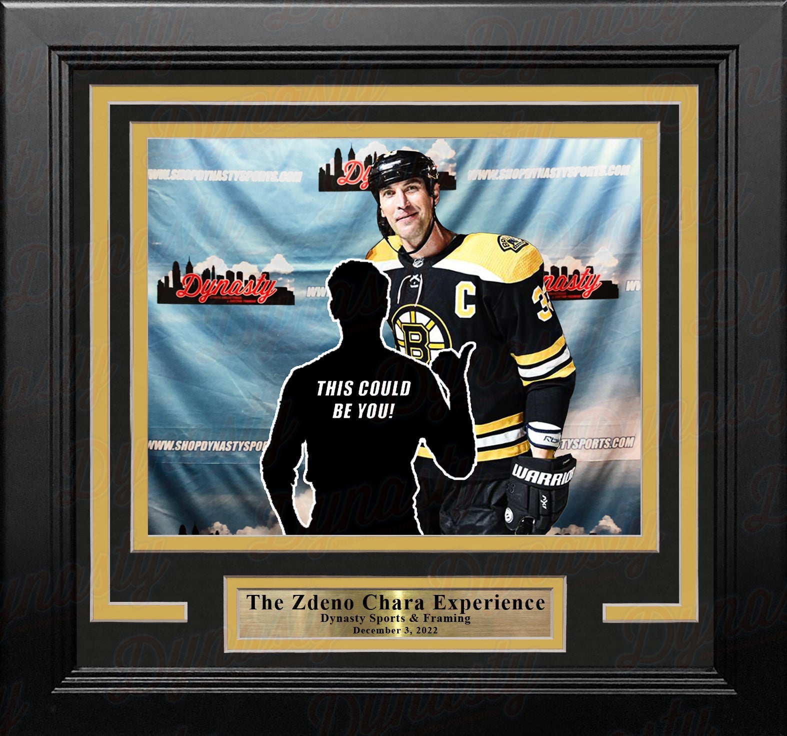 Zdeno Chara Boston Bruins Photo-Op Frame Kit (December 3, 2022) - Sports Collectibles, Sports Memorabilia, Sports Fan Shop, Sports Gifts