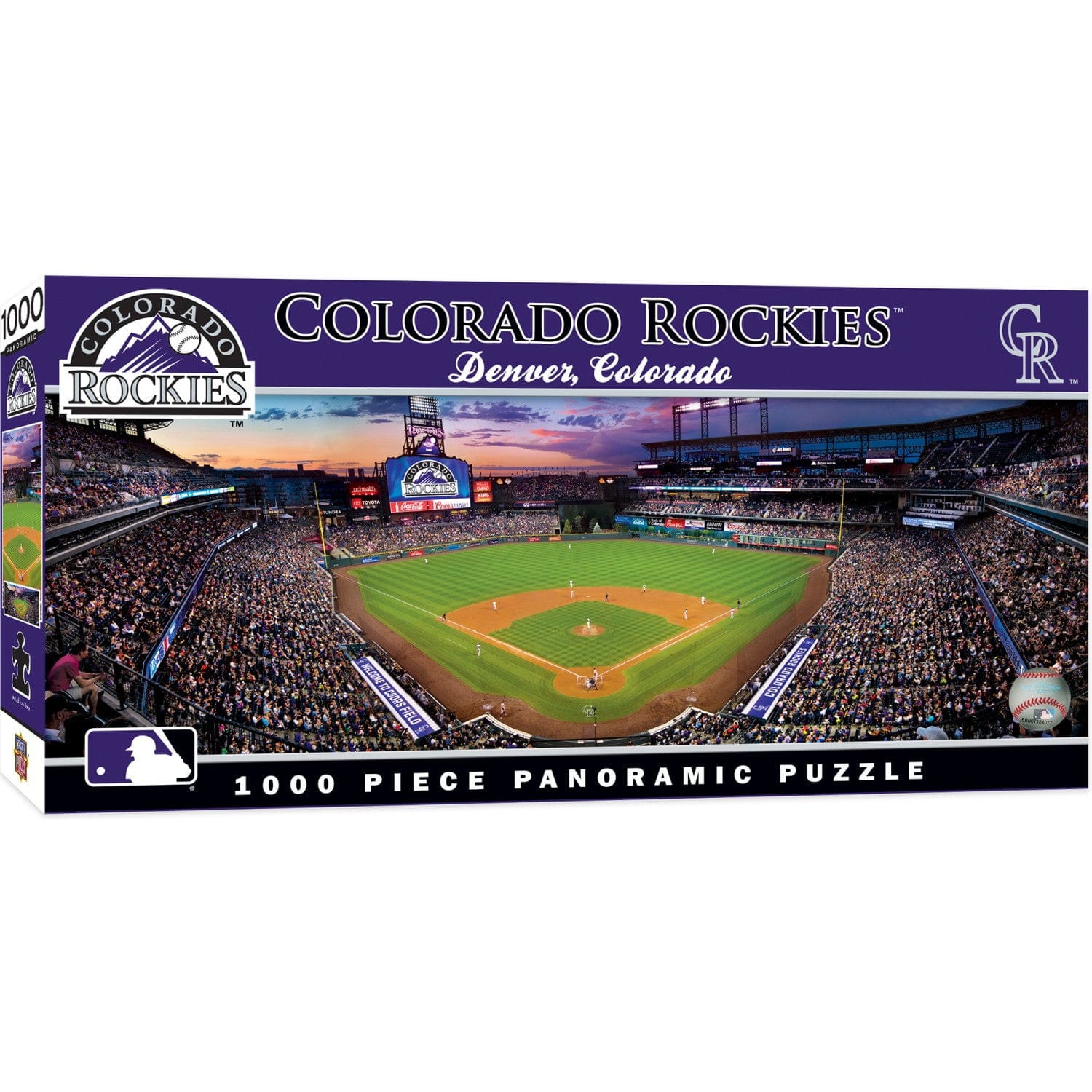 Colorado Rockies 1000 Piece Panoramic Jigsaw Puzzle - Sports Gifts, Sports Memorabilia, Sports Collectibles, Fan Shop