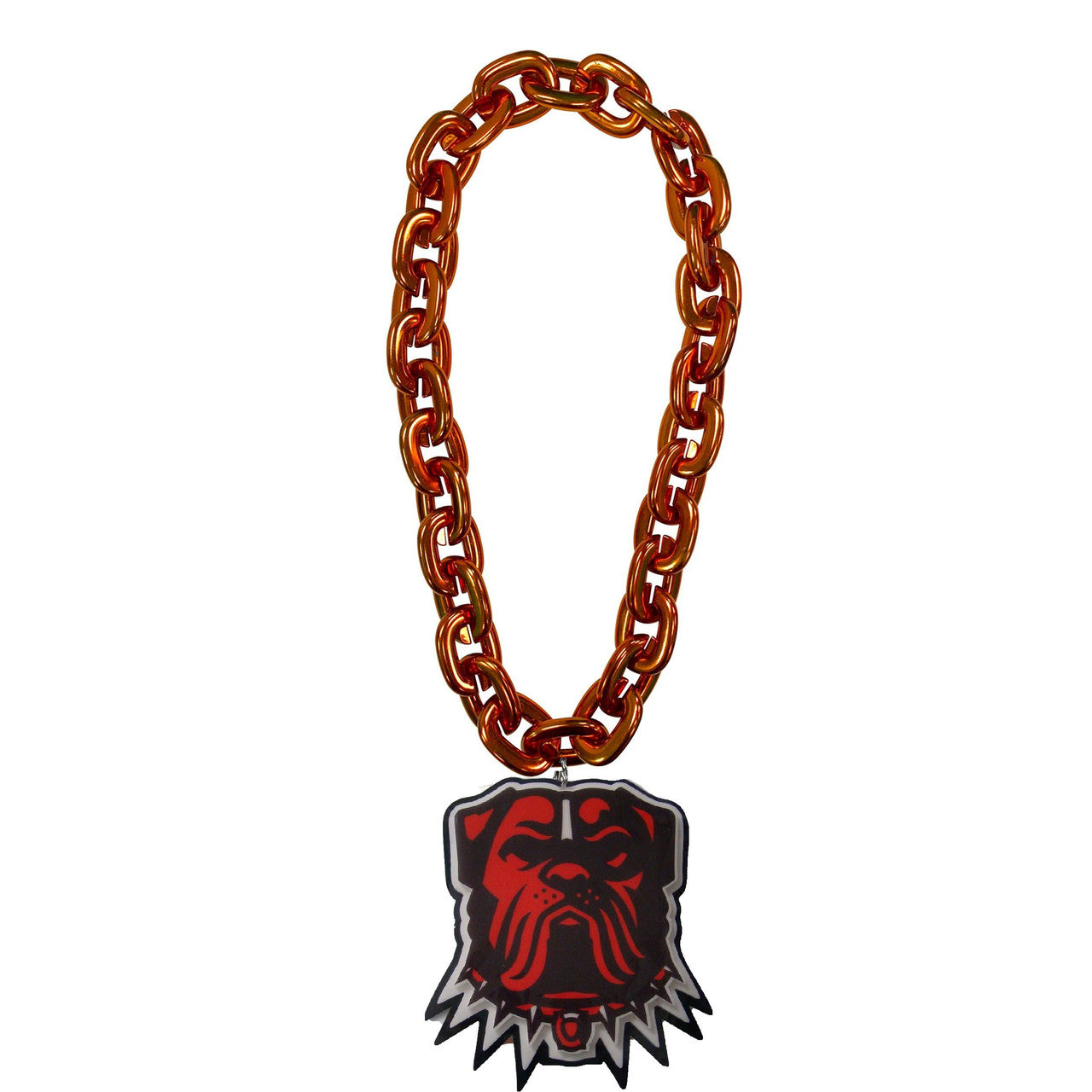 Cleveland Browns New Dawg NFL Touchdown Fan Chain 10 Inch 3D Foam Necklace - 757 Sports Collectibles