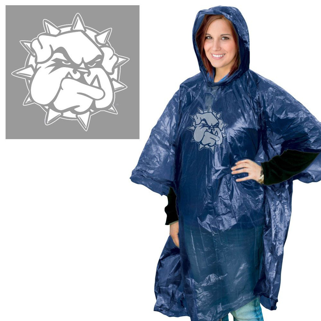 Southwestern Oklahoma State Bulldogs Rain Poncho Special Order - Sports Collectibles, Sports Memorabilia, Sports Fan Shop, Sports Gifts