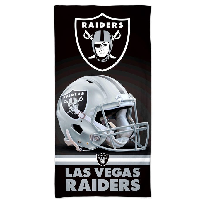 Las Vegas Raiders Spectra Beach Towel 30" x 60" - Sports Collectibles, Sports Memorabilia, Sports Fan Shop, Sports Gifts