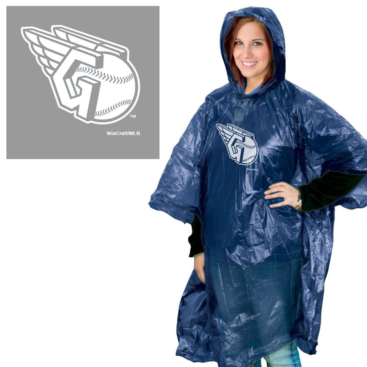Cleveland Indians Rain Poncho Special Order - Sports Collectibles, Sports Memorabilia, Sports Fan Shop, Sports Gifts