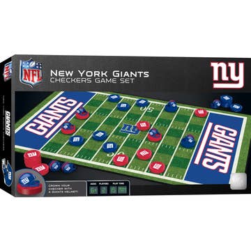 MasterPieces - New York Giants Checkers - Sports Gifts, Sports Memorabilia, Sports Collectibles, Fan Shop