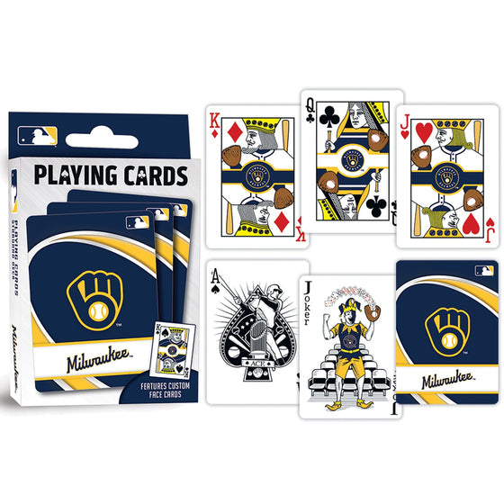 Milwaukee Brewers Playing Cards - 54 Card Deck - 757 Sports Collectibles