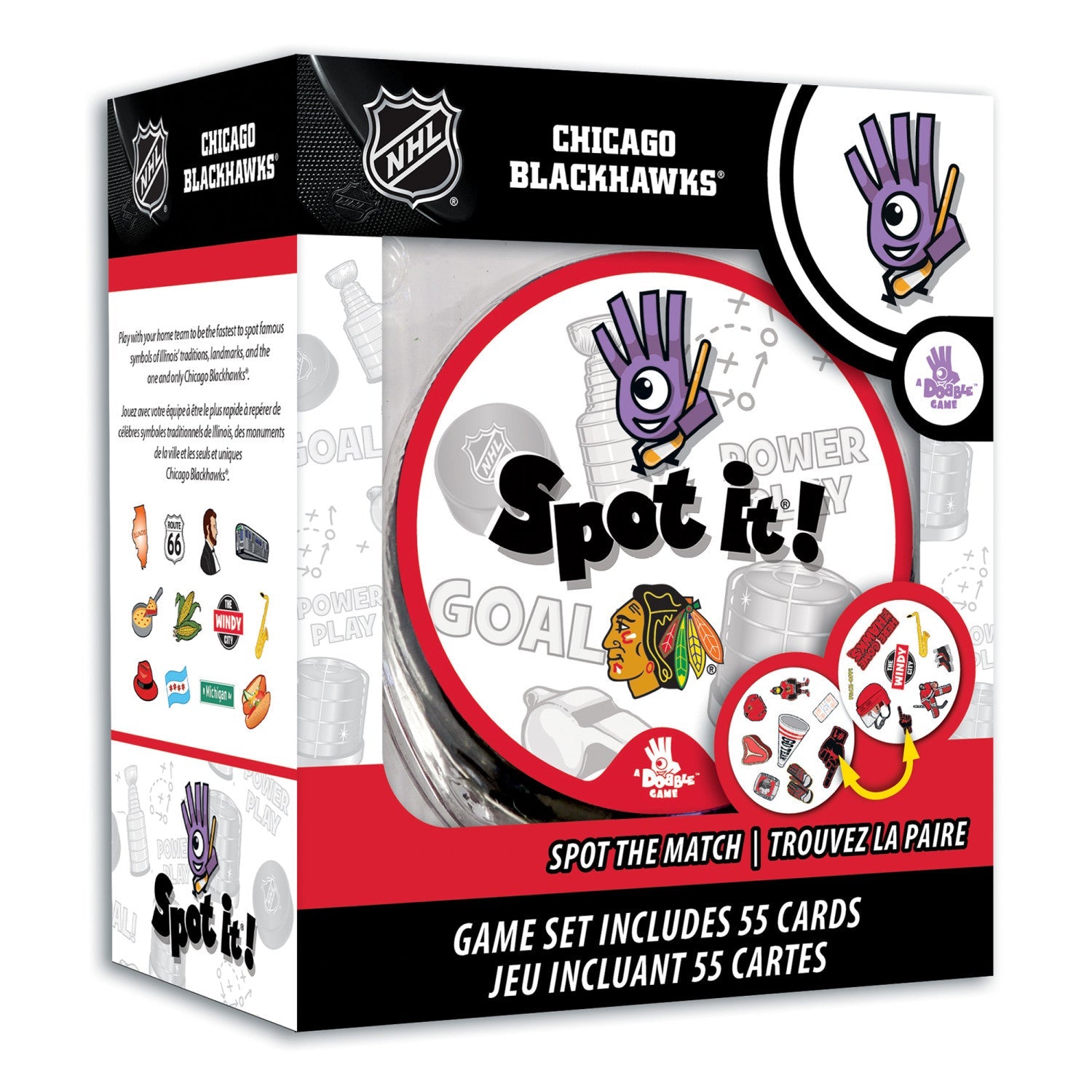 Chicago Blackhawks Spot It! Card Game - 757 Sports Collectibles