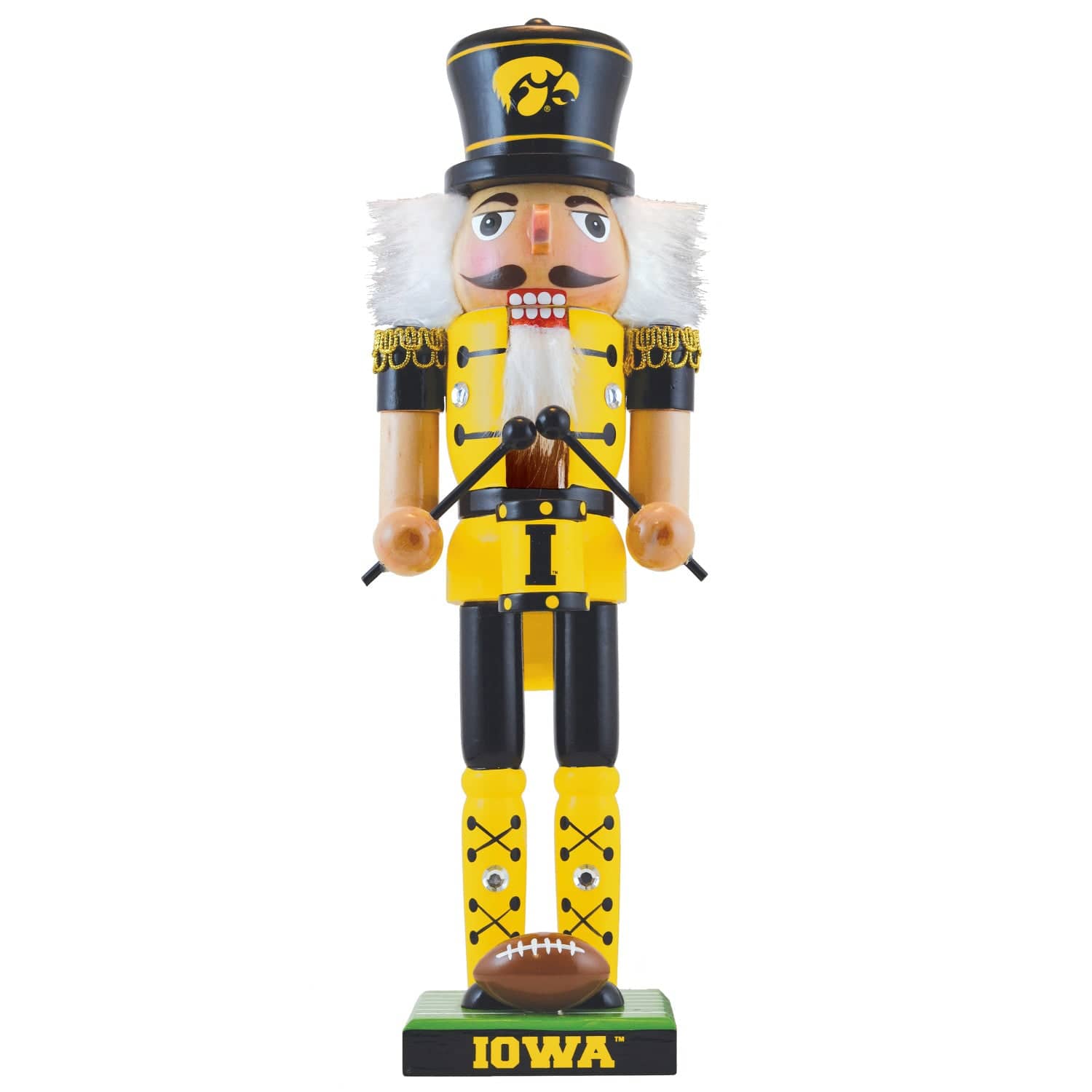 Iowa Hawkeyes Collectible Nutcracker - Sports Gifts, Sports Memorabilia, Sports Collectibles, Fan Shop