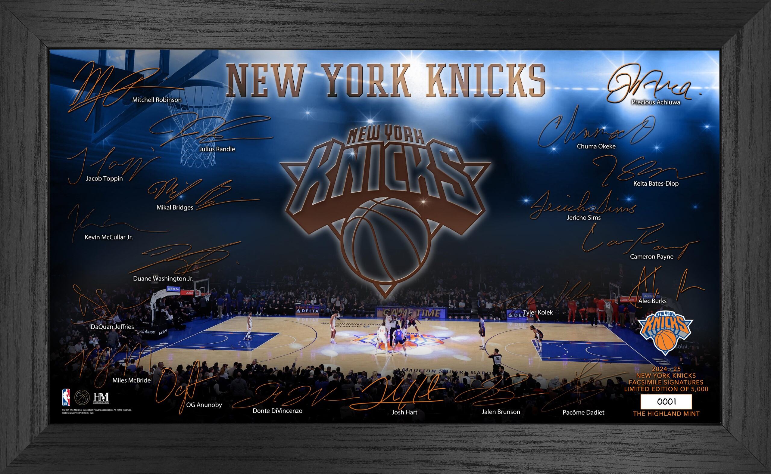 New York Knicks 2024-25 Signature Court - Sports Collectibles, Sports Memorabilia, Sports Fan Shop, Sports Gifts