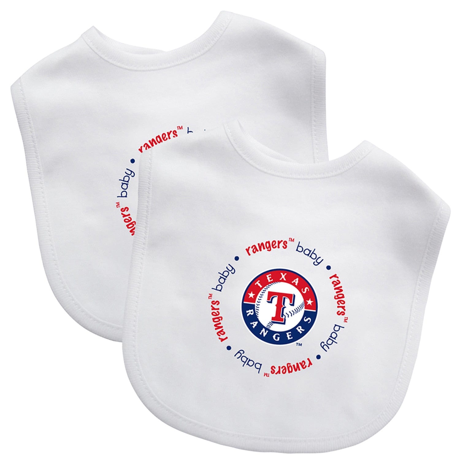 Texas Rangers Baby Bibs 2-Pack - Sports Gifts, Sports Memorabilia, Sports Collectibles, Fan Shop