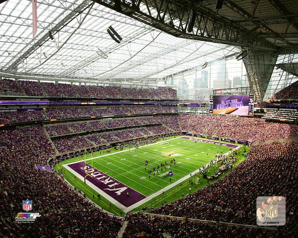 Minnesota Vikings U.S. Bank Stadium 8" x 10" Football Photo - Sports Collectibles, Sports Memorabilia, Sports Fan Shop, Sports Gifts