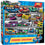 NASCAR Chasing Checkers 100 Piece Jigsaw Puzzle - Sports Gifts, Sports Memorabilia, Sports Collectibles, Fan Shop