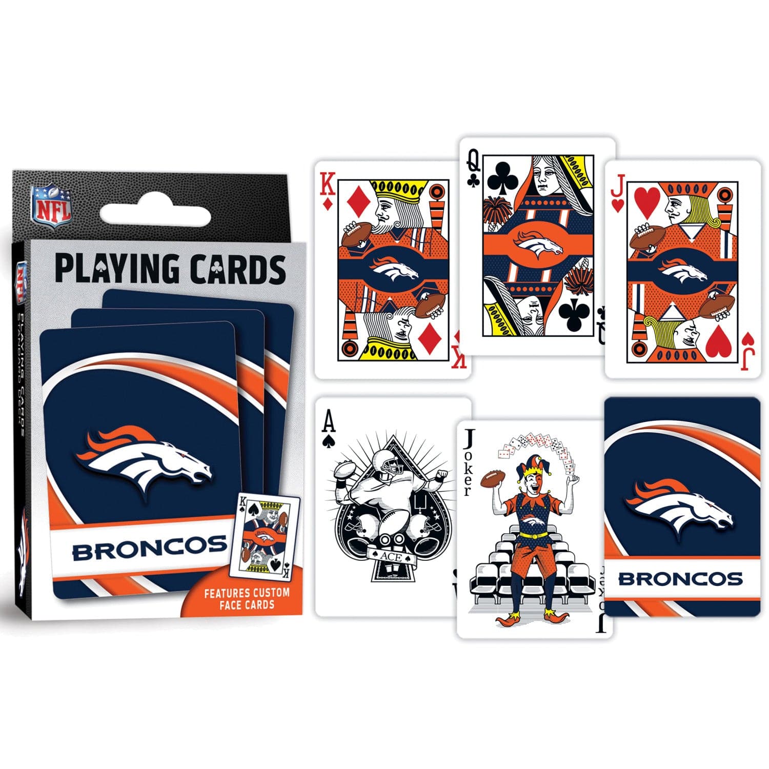 Denver Broncos 54-Card Playing Deck