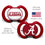 Alabama Crimson Tide - Pacifier 2-Pack - 757 Sports Collectibles