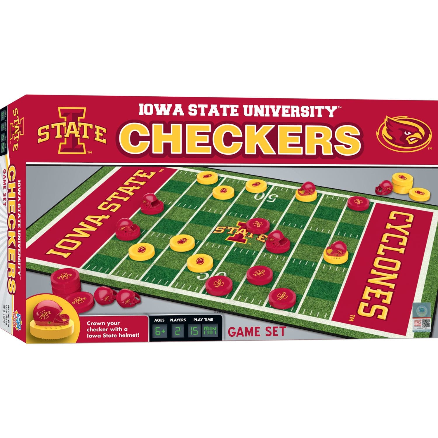 Iowa State Cyclones Checker Set - Sports Gifts, Sports Memorabilia, Sports Collectibles, Fan Shop