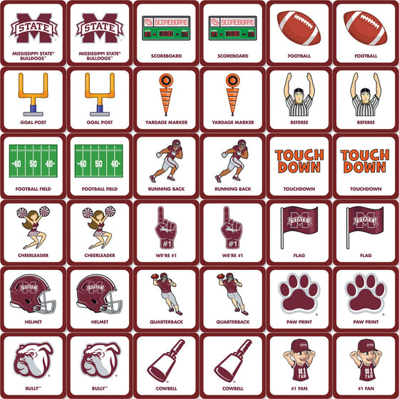 Mississippi State Bulldogs Matching Game - 757 Sports Collectibles