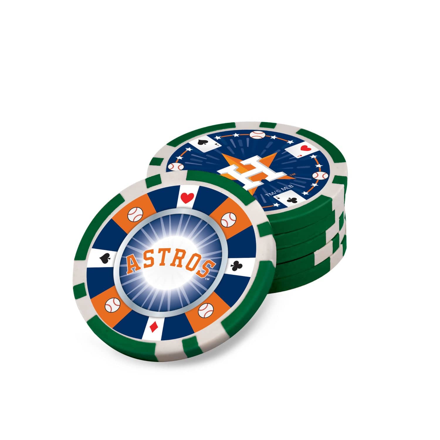Houston Astros 300 Piece Poker Set - Sports Gifts, Sports Memorabilia, Sports Collectibles, Fan Shop