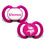 Minnesota Vikings Pink Pacifier 2-Pack - Sports Gifts, Sports Memorabilia, Sports Collectibles, Fan Shop