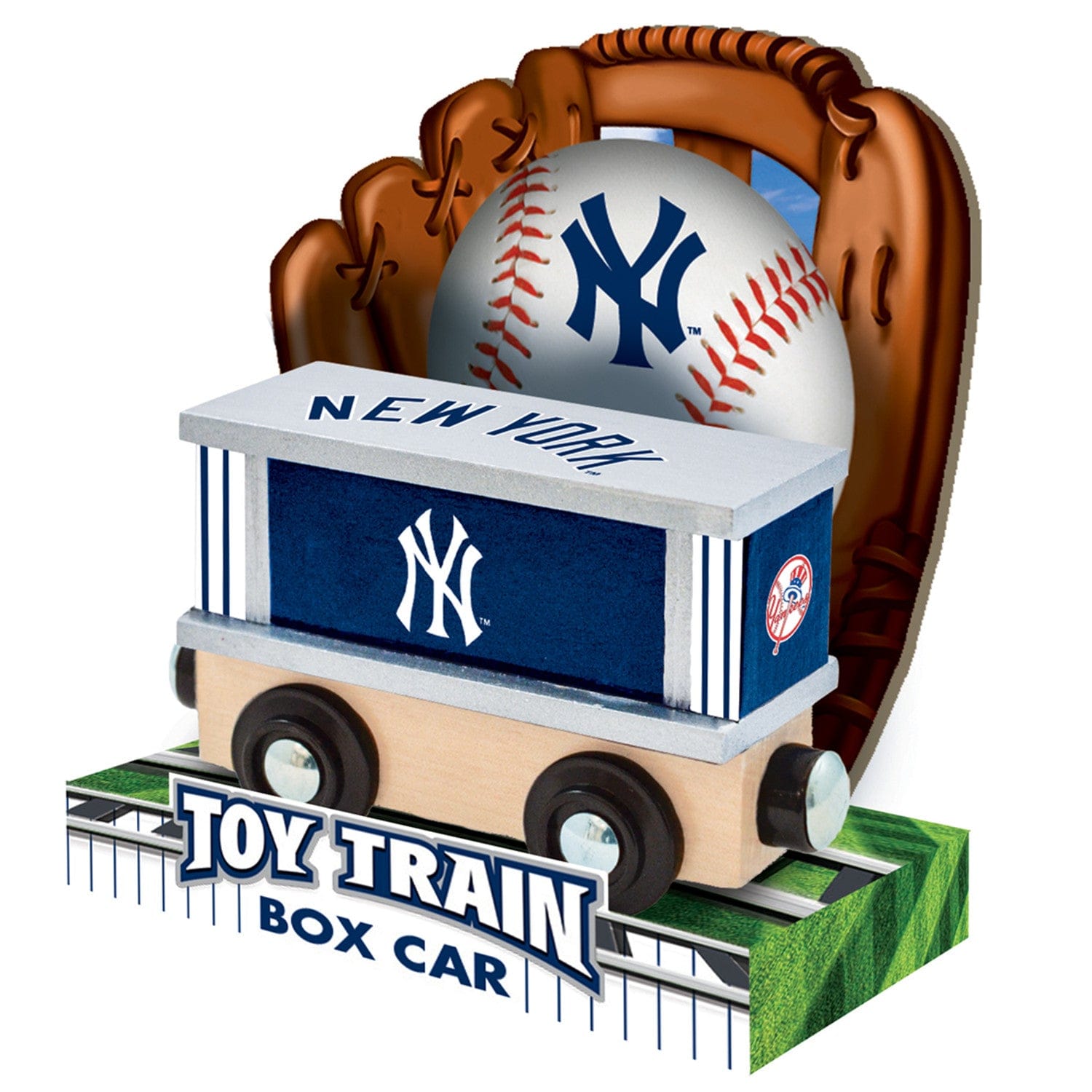 New York Yankees Toy Train Box Car - Sports Gifts, Sports Memorabilia, Sports Collectibles, Fan Shop