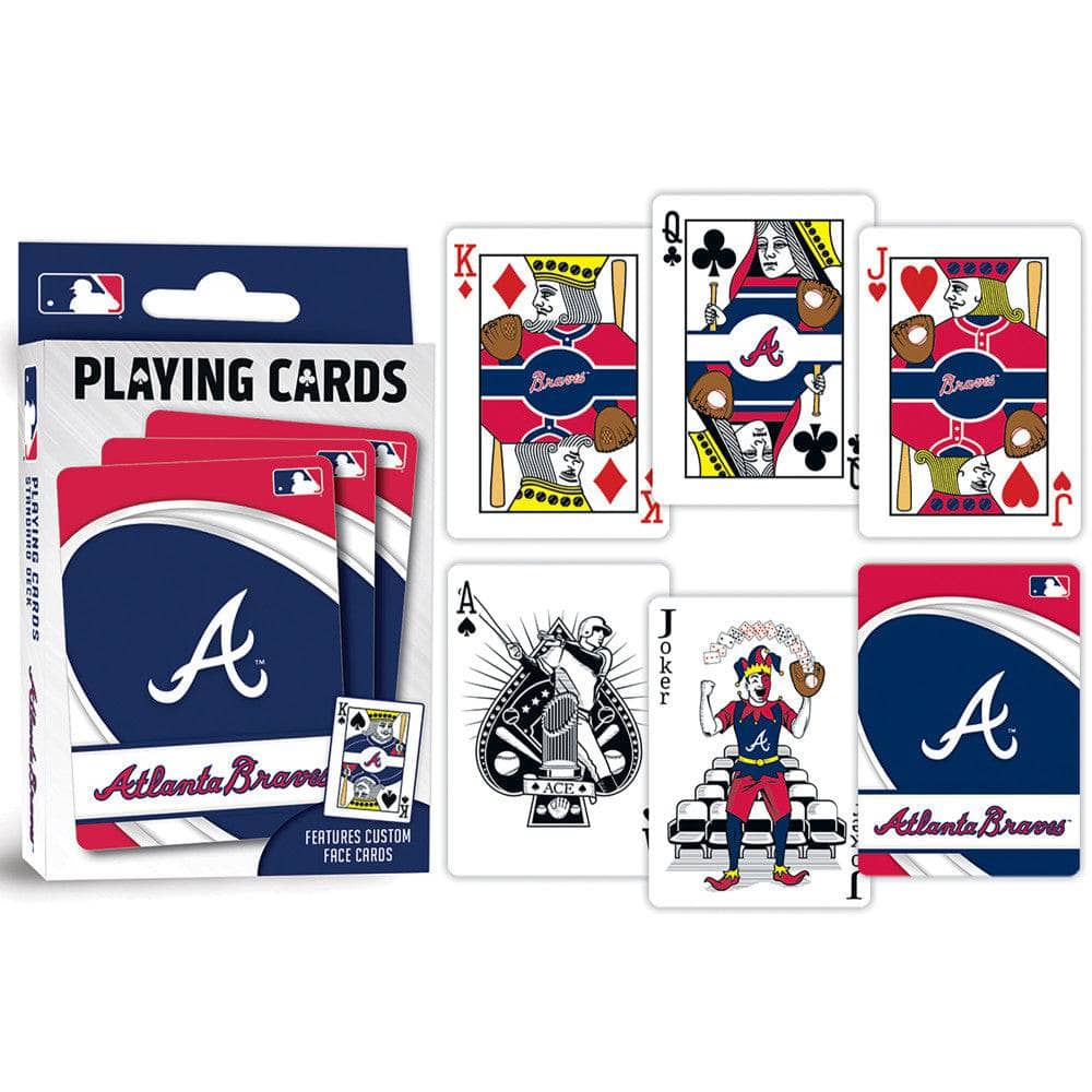 Atlanta Braves 54-Card Deck Playing Cards - Sports Gifts, Sports Memorabilia, Sports Collectibles, Fan Shop