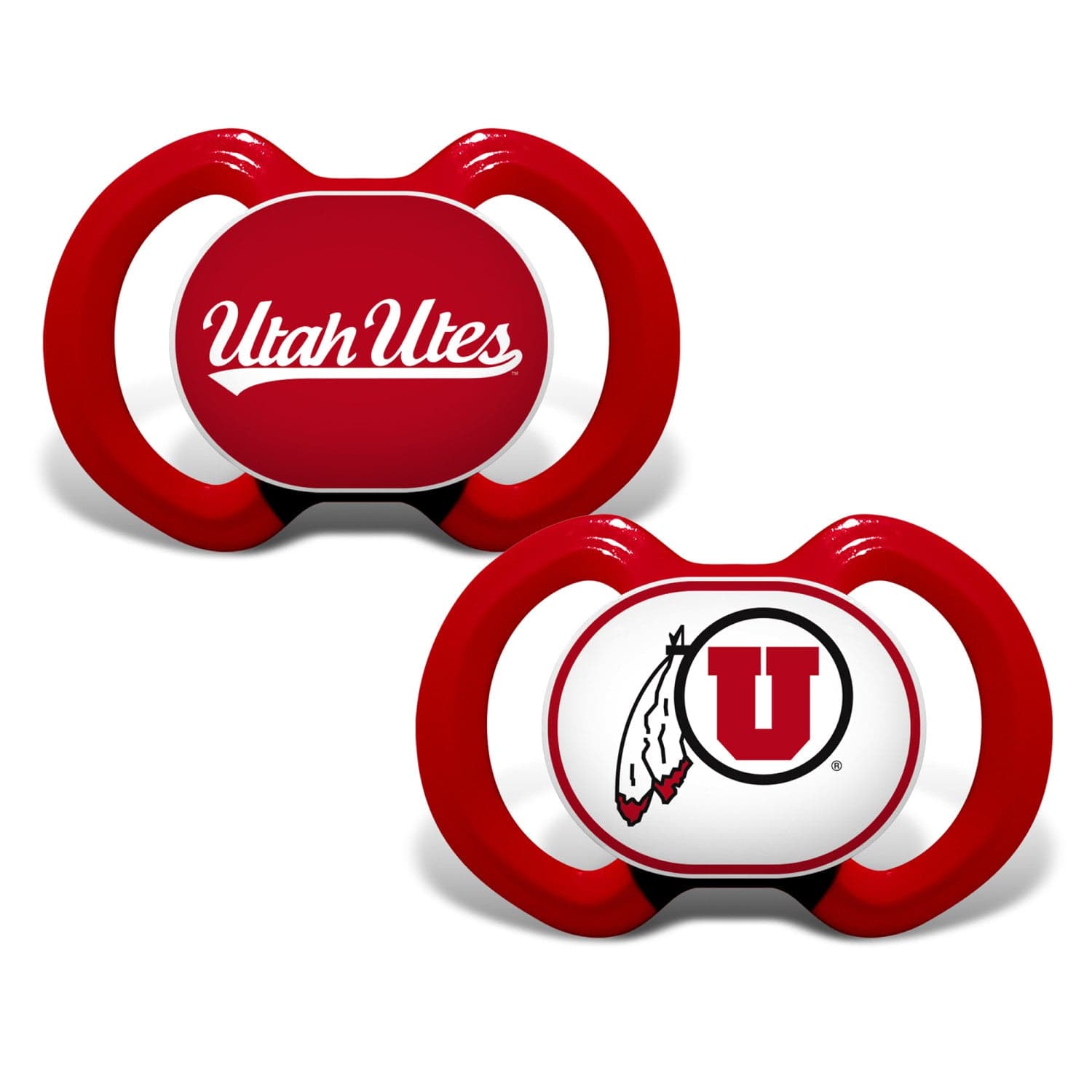 Utah Utes Pacifier Set of 2