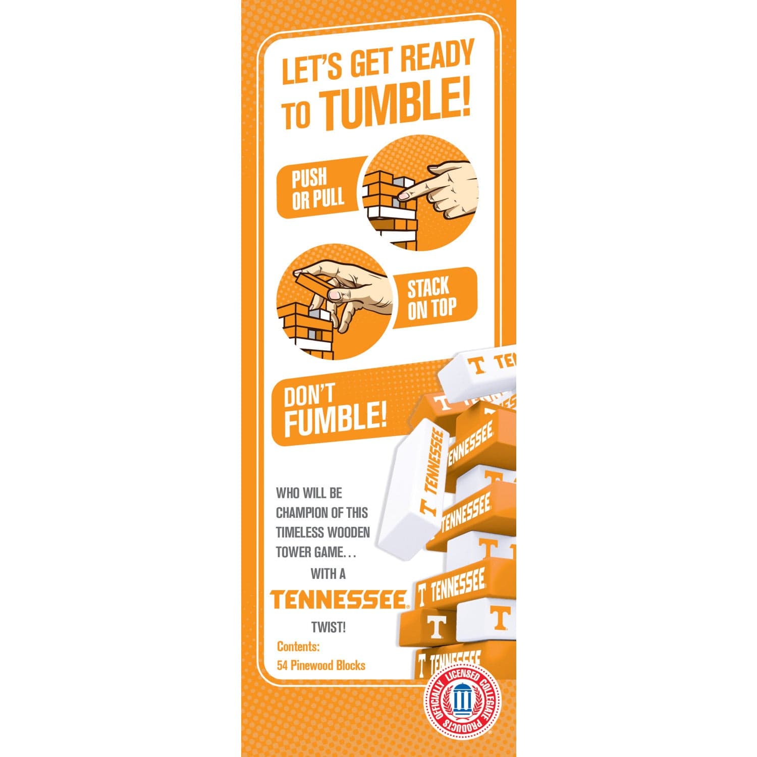 Tennessee Volunteers Stacking Game - Sports Gifts, Sports Memorabilia, Sports Collectibles, Fan Shop