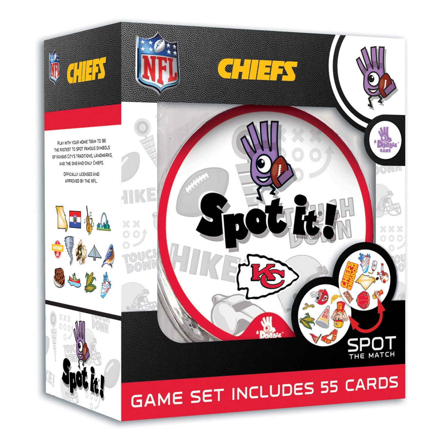 Kansas City Chiefs Spot It! Card Game - 757 Sports Collectibles
