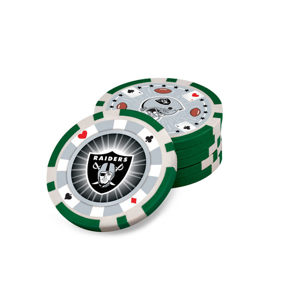 Las Vegas Raiders 300 Piece Poker Set - 757 Sports Collectibles