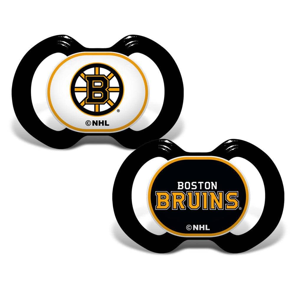 Boston Bruins Pacifier 2-Pack for Little Fans - Sports Gifts, Sports Memorabilia, Sports Collectibles, Fan Shop
