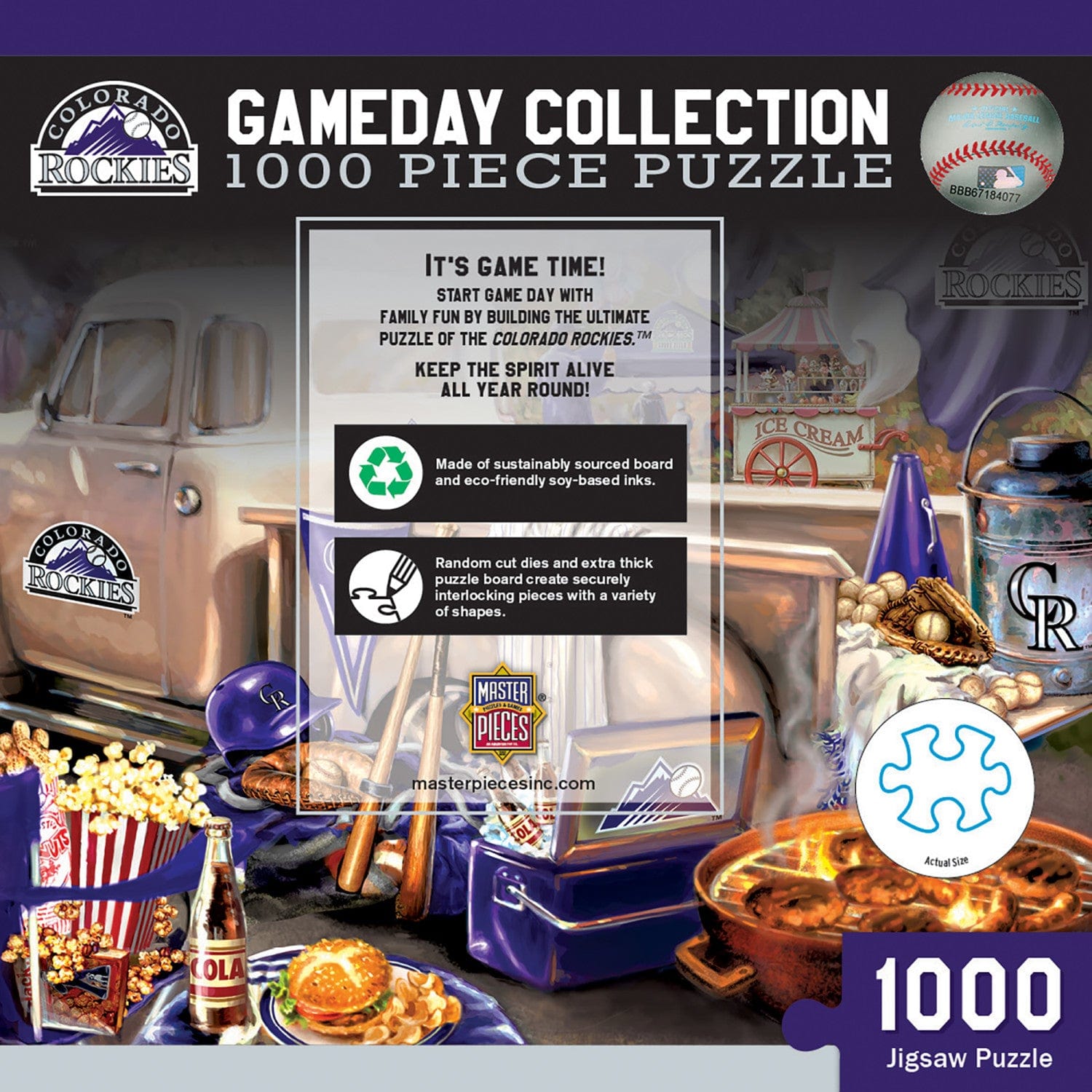 Colorado Rockies Gameday 1000 Piece Jigsaw Puzzle