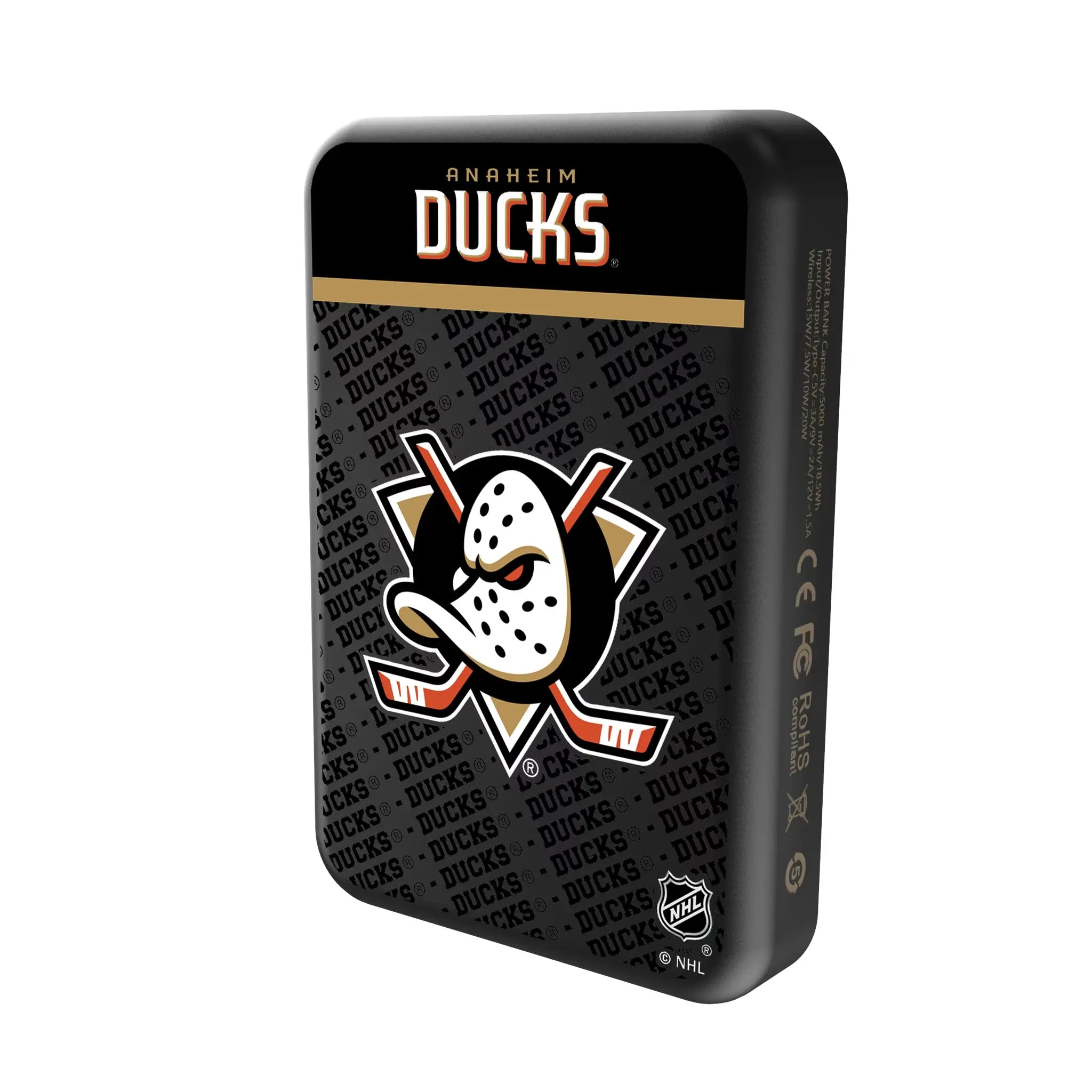 Anaheim Ducks Endzone Plus Wireless Mag Power Bank