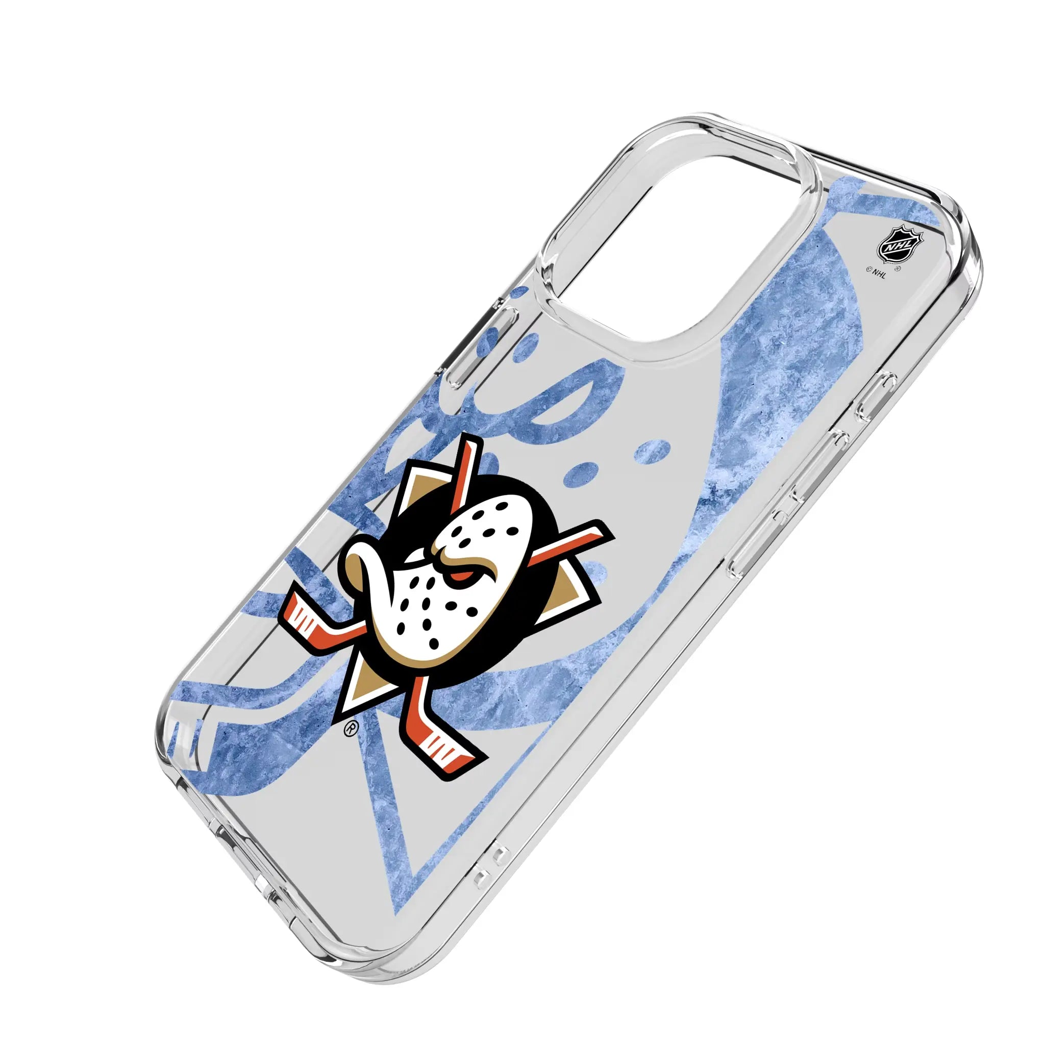 Anaheim Ducks Ice Tilt Clear Phone Case for Apple iPhone