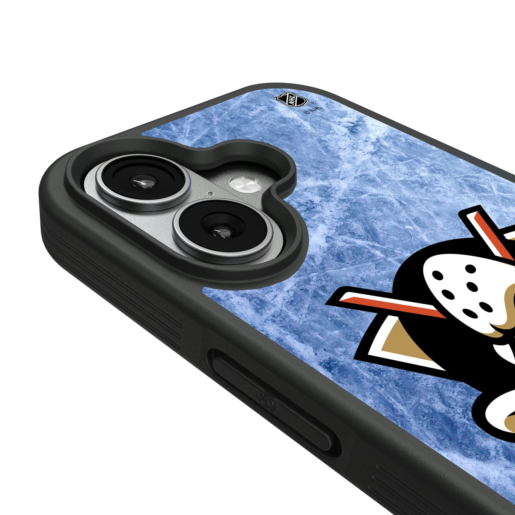 Anaheim Ducks Ice Wordmark Bump Phone Case - Sports Gifts, Sports Memorabilia, Sports Collectibles, Fan Shop