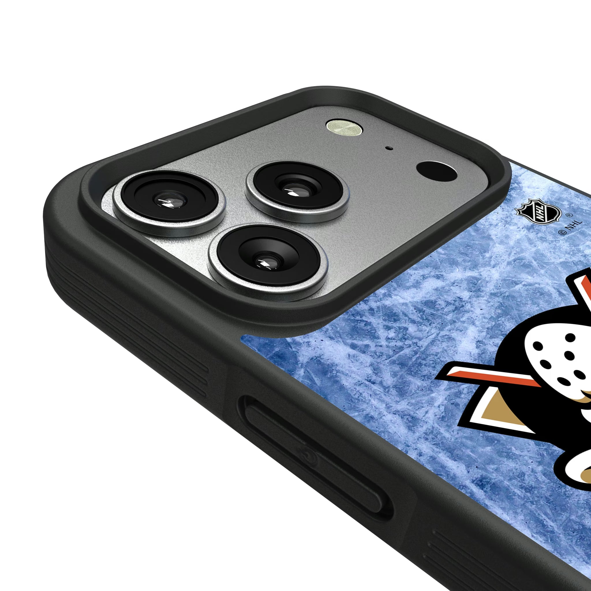 Anaheim Ducks Ice Wordmark Bump Phone Case - Sports Gifts, Sports Memorabilia, Sports Collectibles, Fan Shop