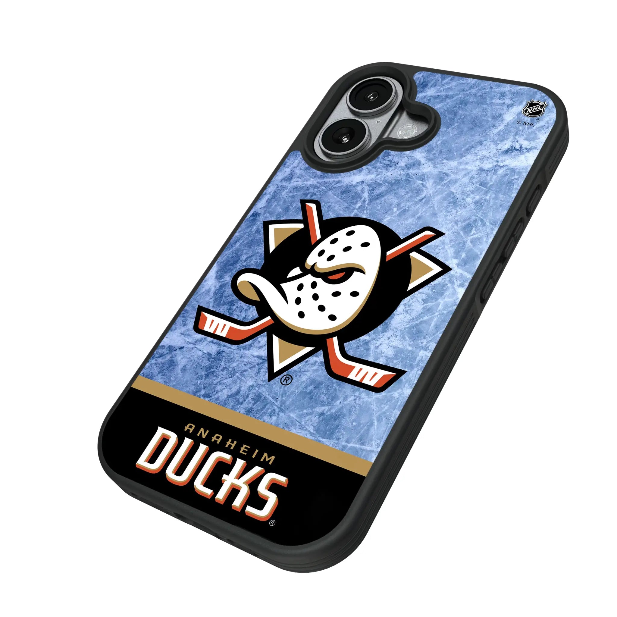 Anaheim Ducks Ice Wordmark Bump Phone Case