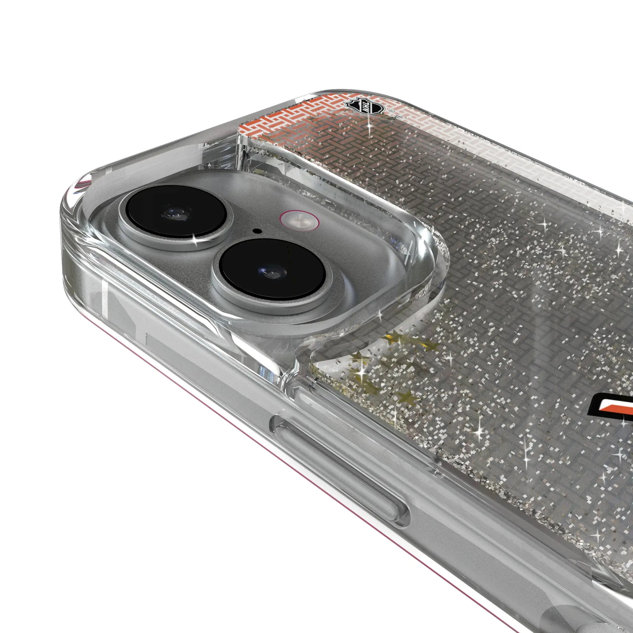 Anaheim Ducks Linen Glitter Phone Case