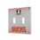 Anaheim Ducks Linen Hidden-Screw Light Switch Plate